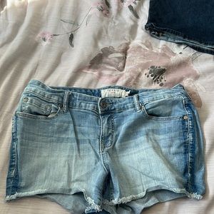 denim torrid shorts size 12